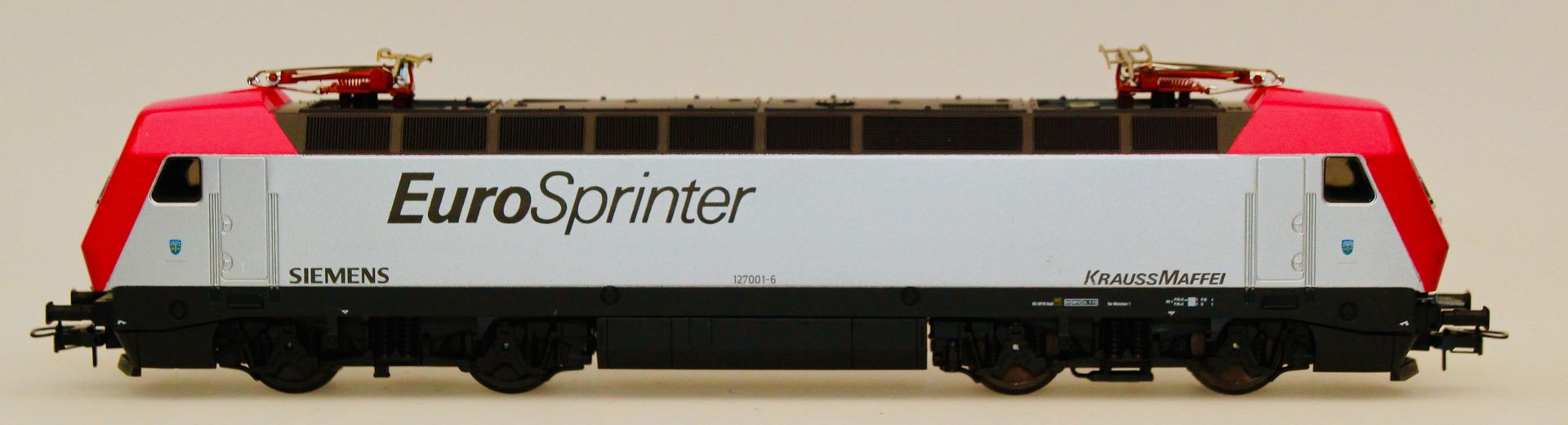 Lima 208412 - Lima - E-Lok BR 127 001- DB Eurosprinter silber/pink H0/GL